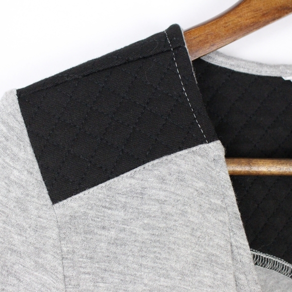 BCBGeneration Gray Drop Waist Draped Dress - Picture 5 of 9